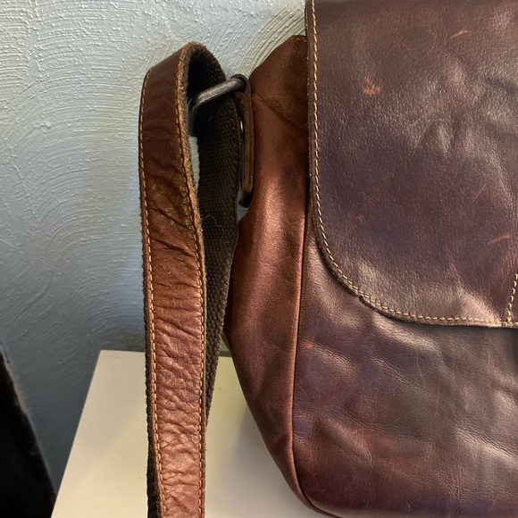 Jack Georges Voyager Collection Leather Saddle Bag - Picture 5 of 13
